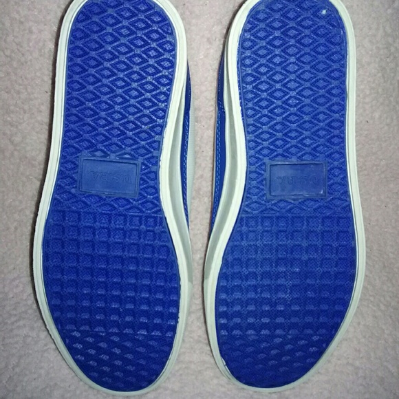 💕NWOT Polo Ralph Lauren Blue/White Sneakers - Picture 7 of 7